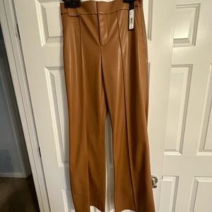 Alice + Olivia New with tags. Dylan Wide-Leg Vegan Leather Pants